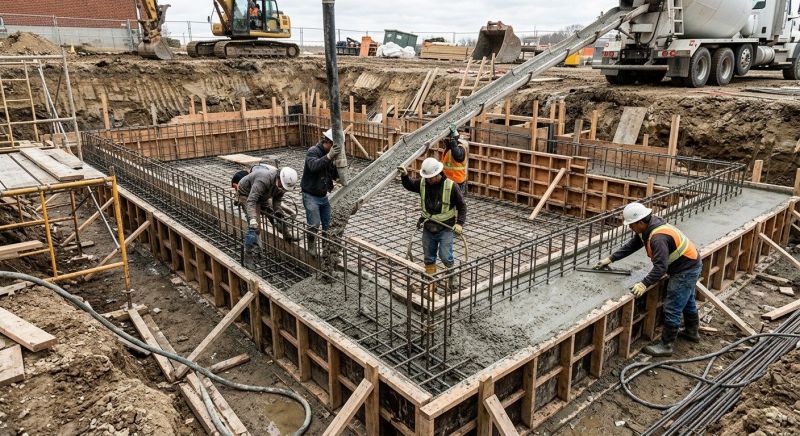Basement Concrete Installation in Windsor Mill, MD
