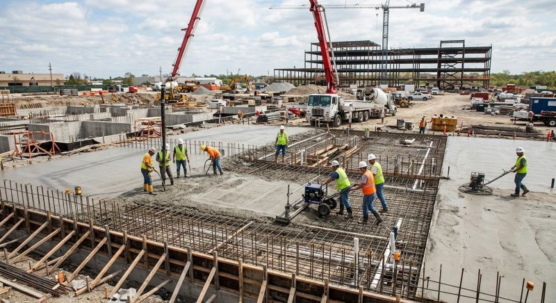 Commercial Slab Construction in Crofton, MD