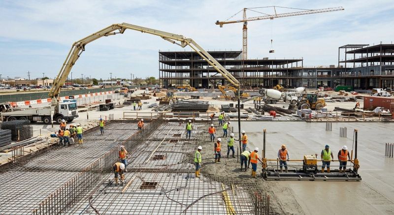 Commercial Slab Construction in Crofton, MD