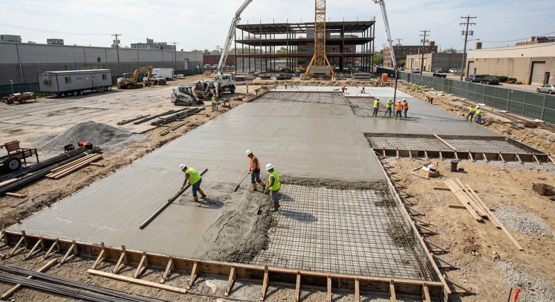 Commercial Slab Construction in Montgomery County, MD