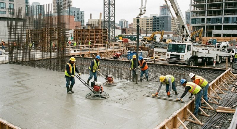 Commercial Slab Installation in Millersville, MD