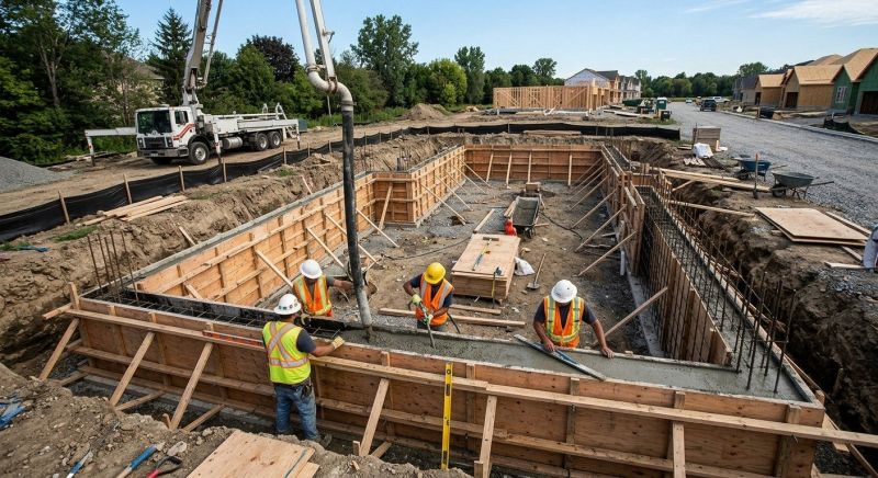 Concrete Foundation Installation in Montgomery County, MD