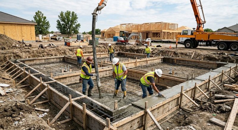 Concrete Foundation Installation in Olney, MD