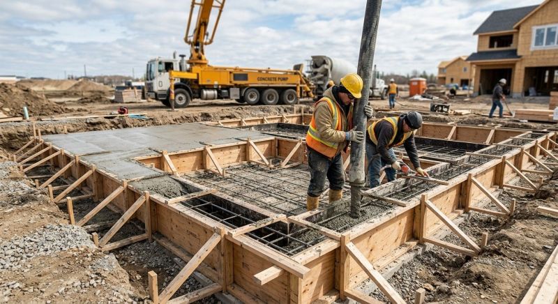 Foundation Wall Pouring in Hydes, MD