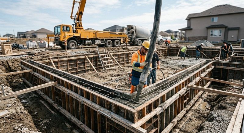 Foundation Wall Pouring in Jessup, MD