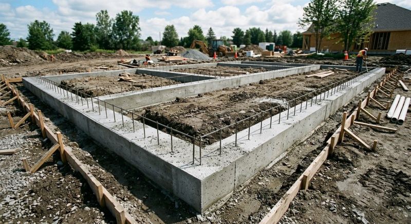 House Footing Construction in Catonsville, MD