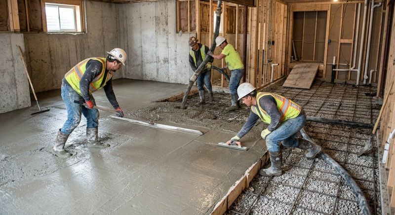 Basement Concrete Installation in Woodstock, MD